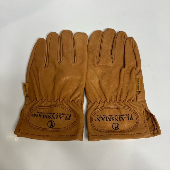 Plainsman premium cabretta leather tan brown leather mens size small work gear - Picture 3 of 6